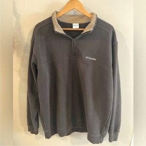Columbia Men's Charcoal Zip-Up Sweater